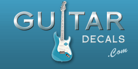 HomePage - Guitar Headstock Logo Decals